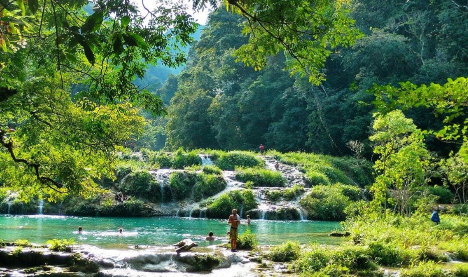 Semuc Champey, Alta Verapaz Department, Guatemala